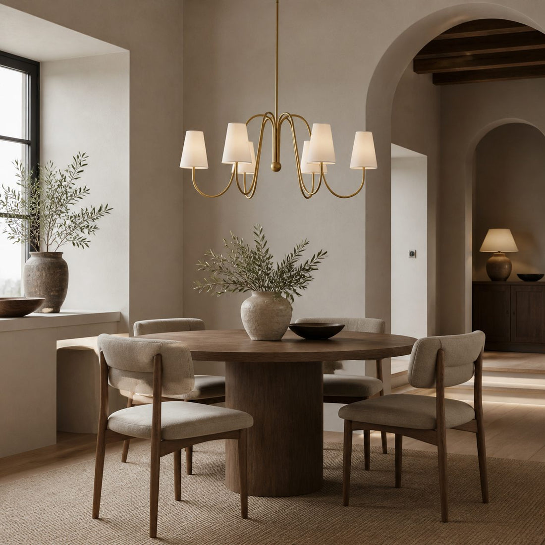 Serena Vintage Metal Chandelier - Multi-Arm Chandelier for Home Interior