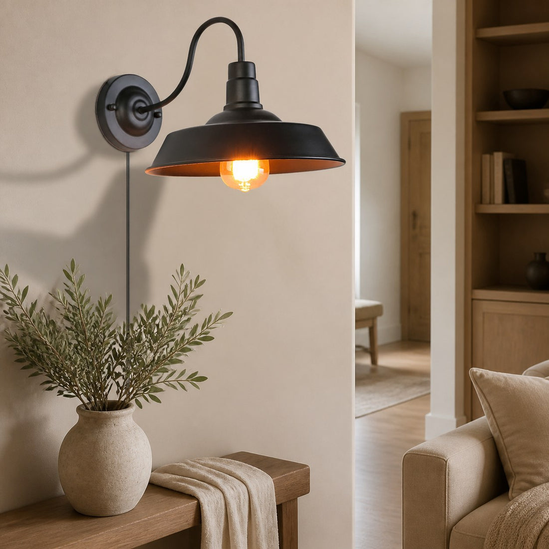 Velara Retro Vintage Wall Mounted Lamp