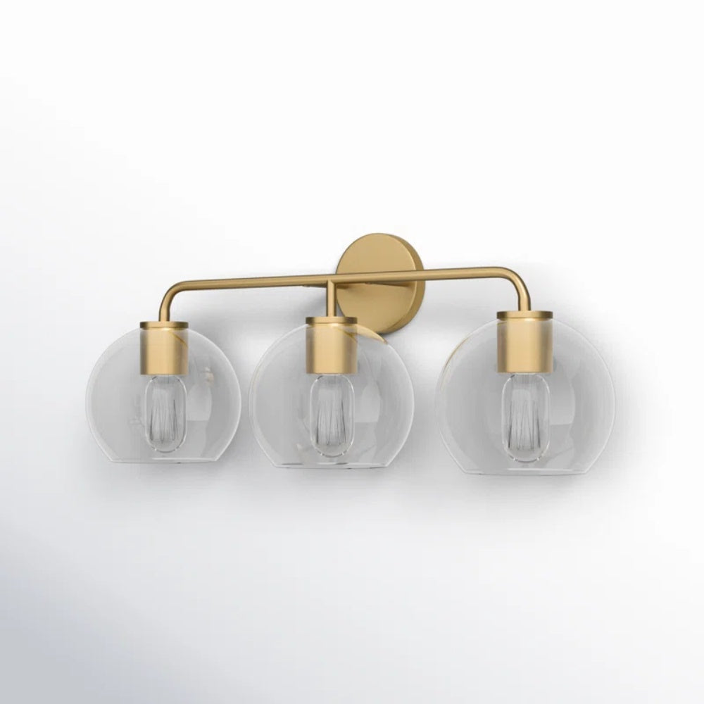 Bubble 3 Light Vanity Light - Glass Globe Shades Bathroom Wall Light
