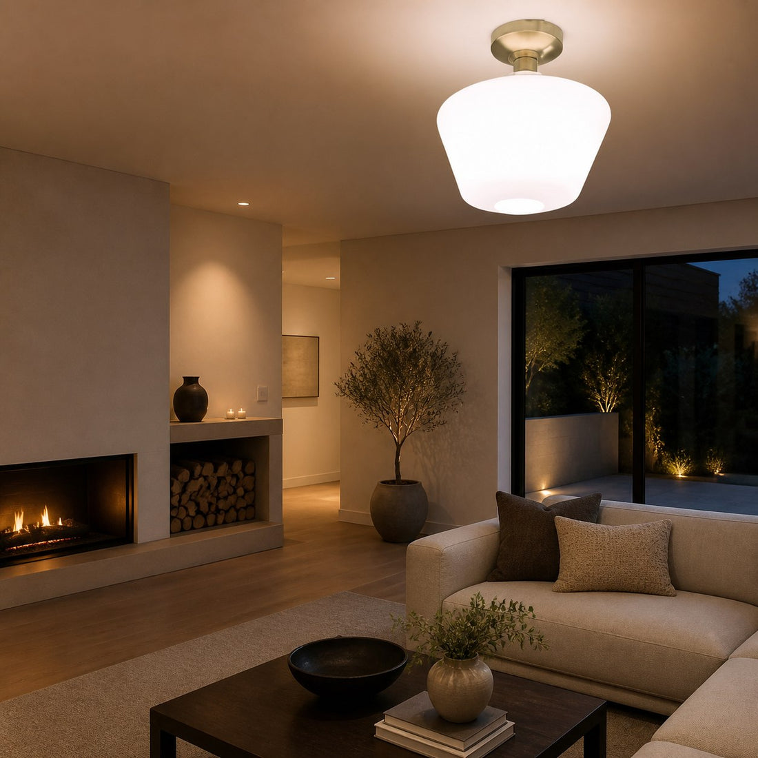 Talvior Geometric Modern Bathroom Sconce - Faceted Shade Light in Luxe Finishes
