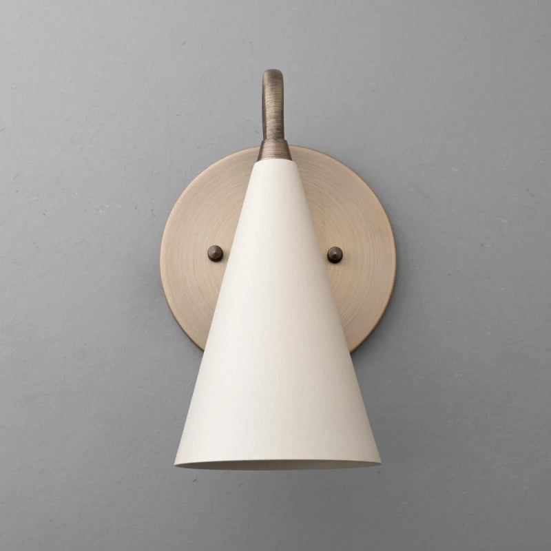 Retro Wall Sconce – Raw Brass, Antique Brass & Black Finish