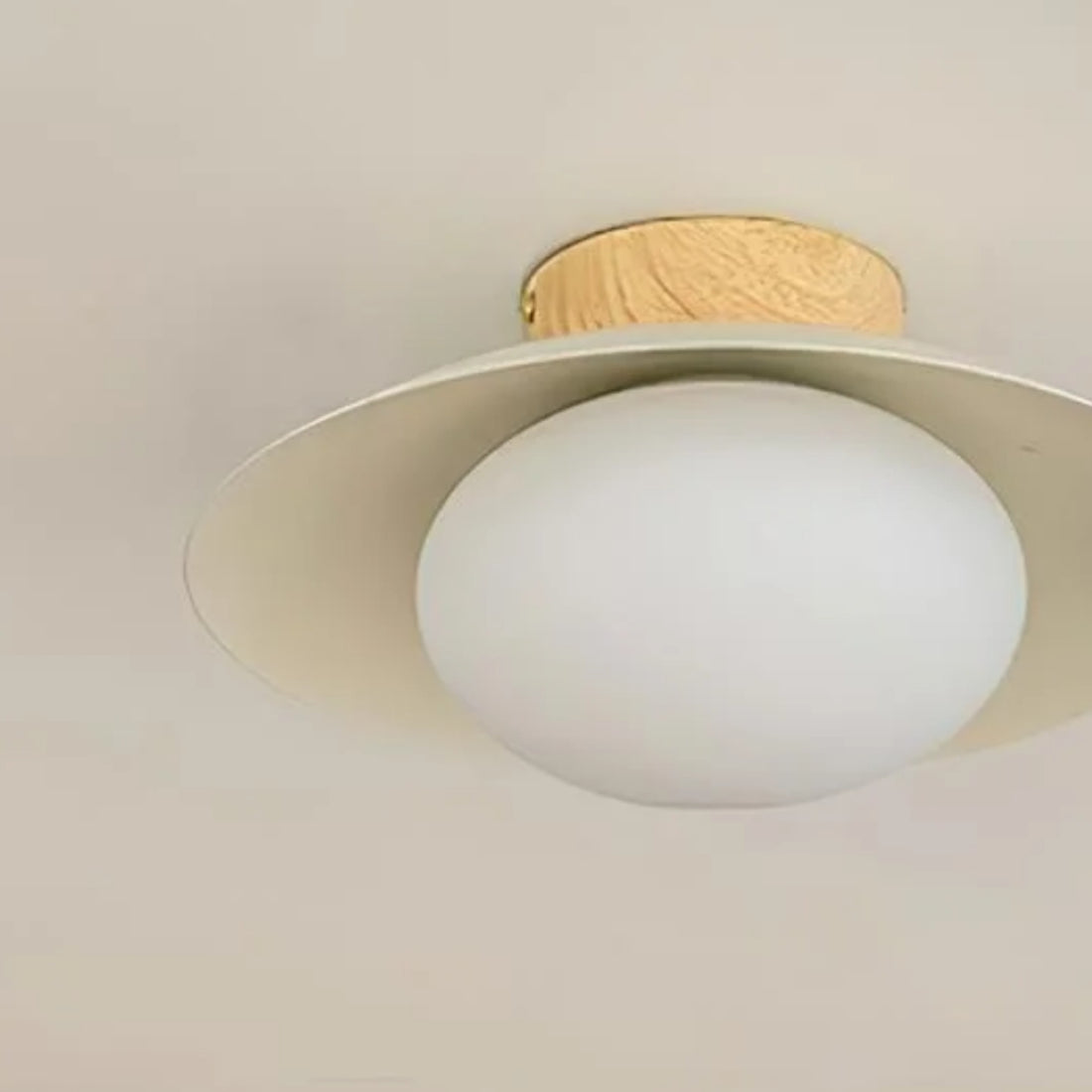 Oribela Ceiling Light Sculptural Globe Aesthetic with Soft Ambient Glow for Kitchen and Lounge