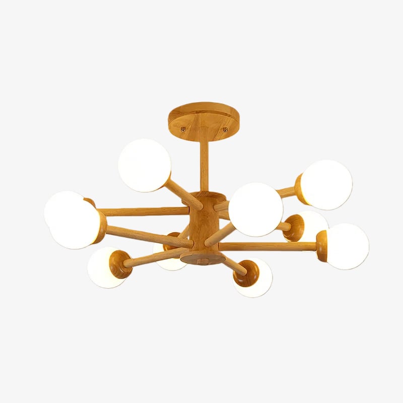 Orrise Molecular Design Ceiling Lamp - Artistic Branch Lighting Chandelier for Home Spaces