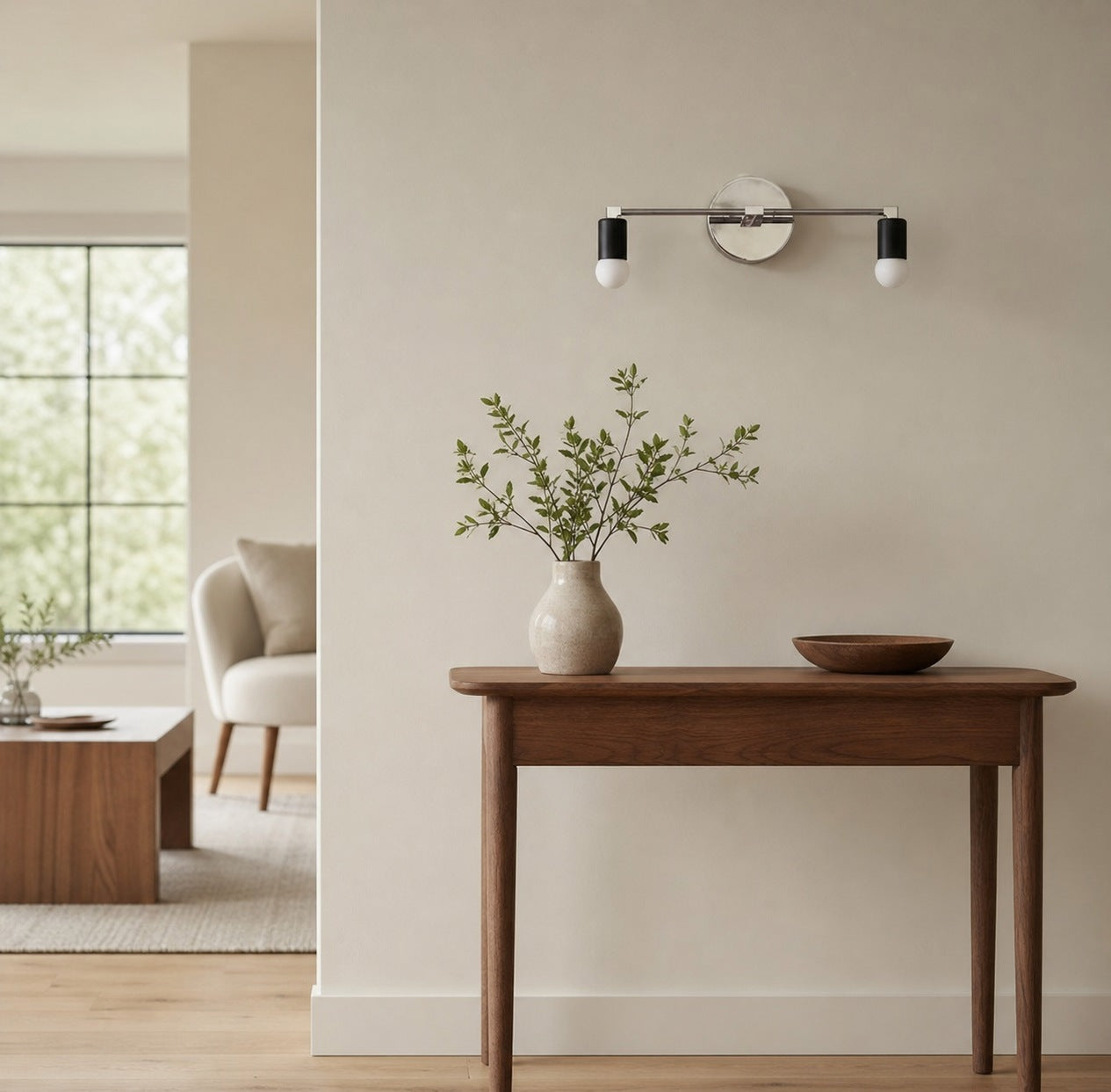 Mobilux Line industrial Bathroom Vanity Light - Minimalist Wall Sconce - Elegant Fixture