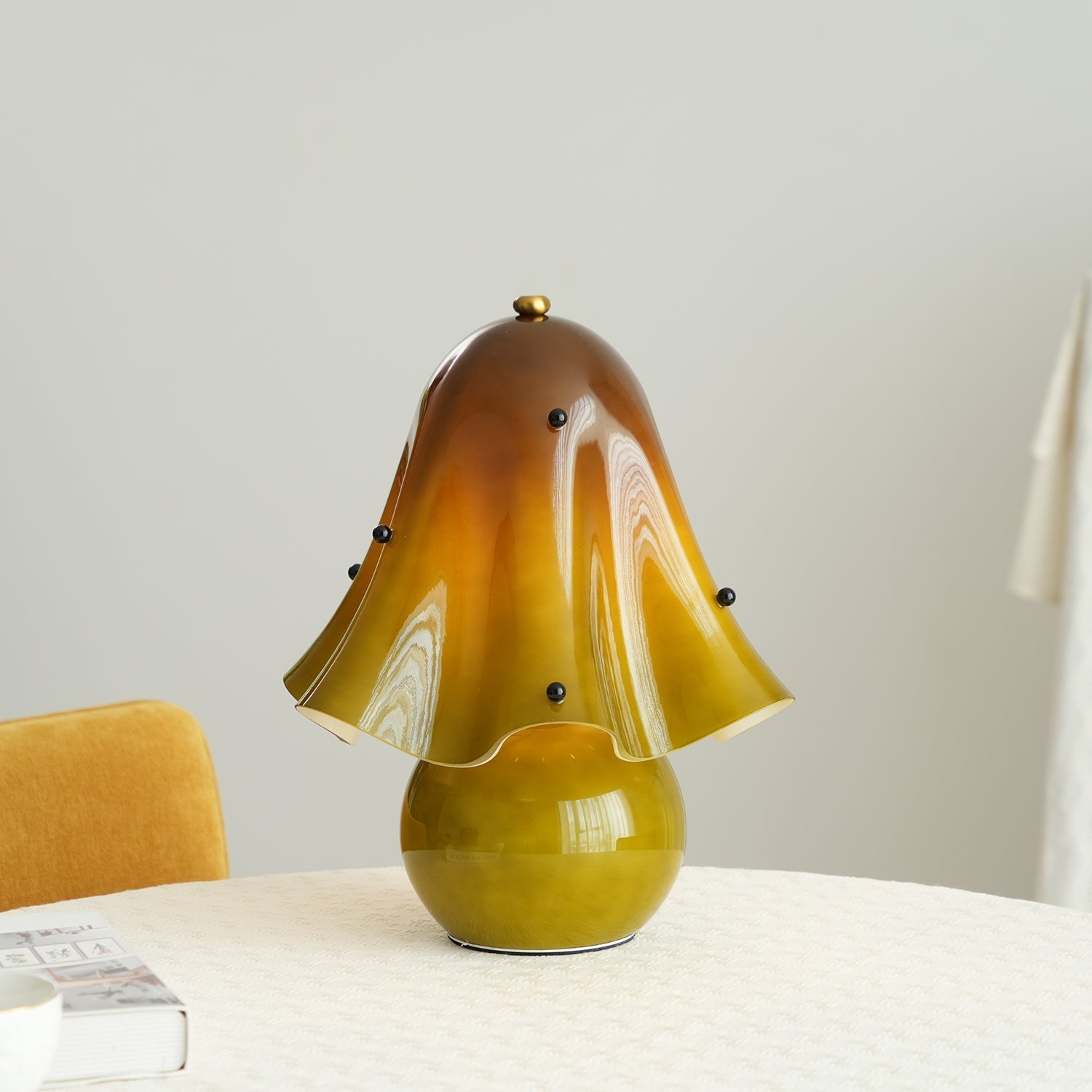 Bellina Decorative Table Lamp - Sculptural Bell Flower Shape