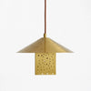 Bauhaus Hollow Silver Single Pendant Light