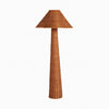 Wickara Woven Floor Lamp - Sculptural rattan design with natural rattan style, suitable for living room & bedroom