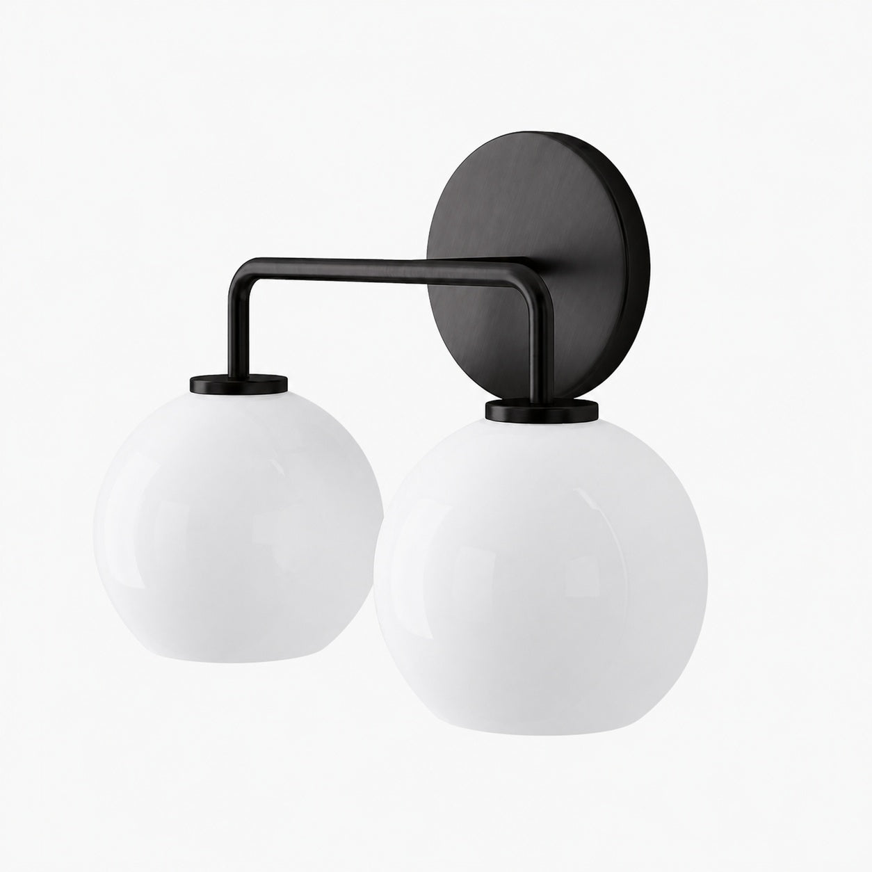 Selvion Artistic Globe Sconce Light - Handcrafted Glass Sculptural Wall Fixture