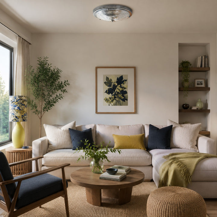 living room walnut