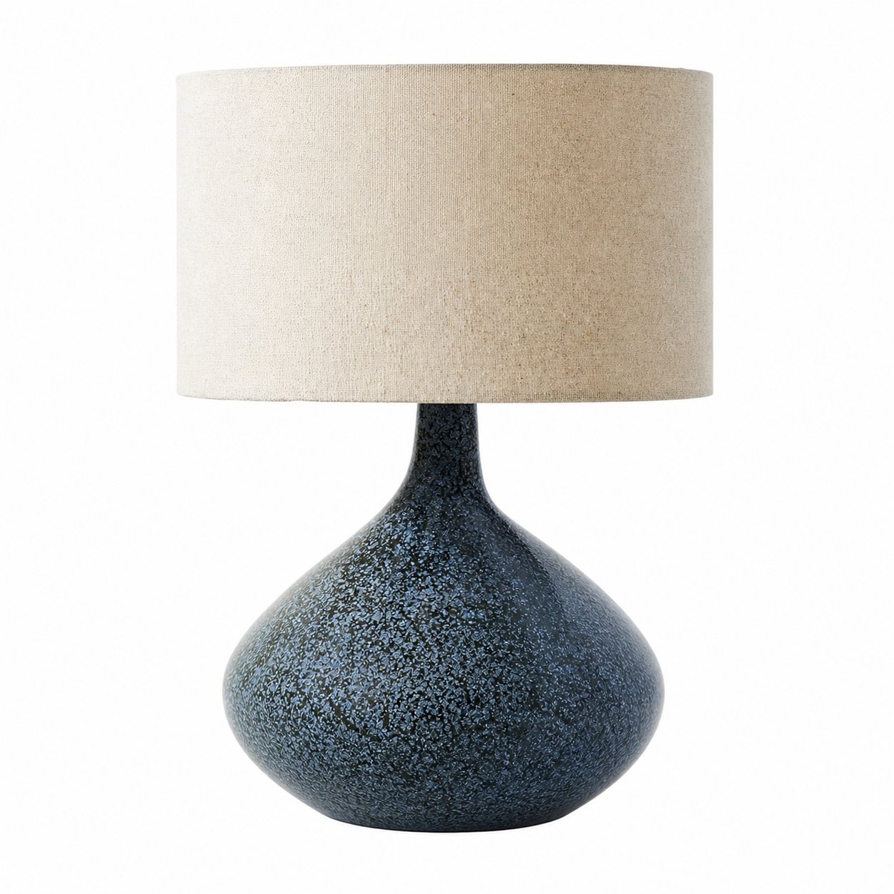 Lumo Modern Asymmetrical Table Lamp - Artistic Ceramic Body Ambient Lighting for Contemporary Home and Office
