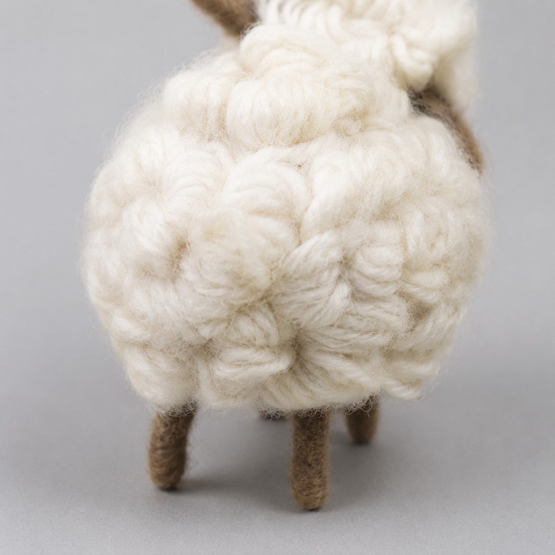 Nepal Handmade Wool Felt Sheep Figurine