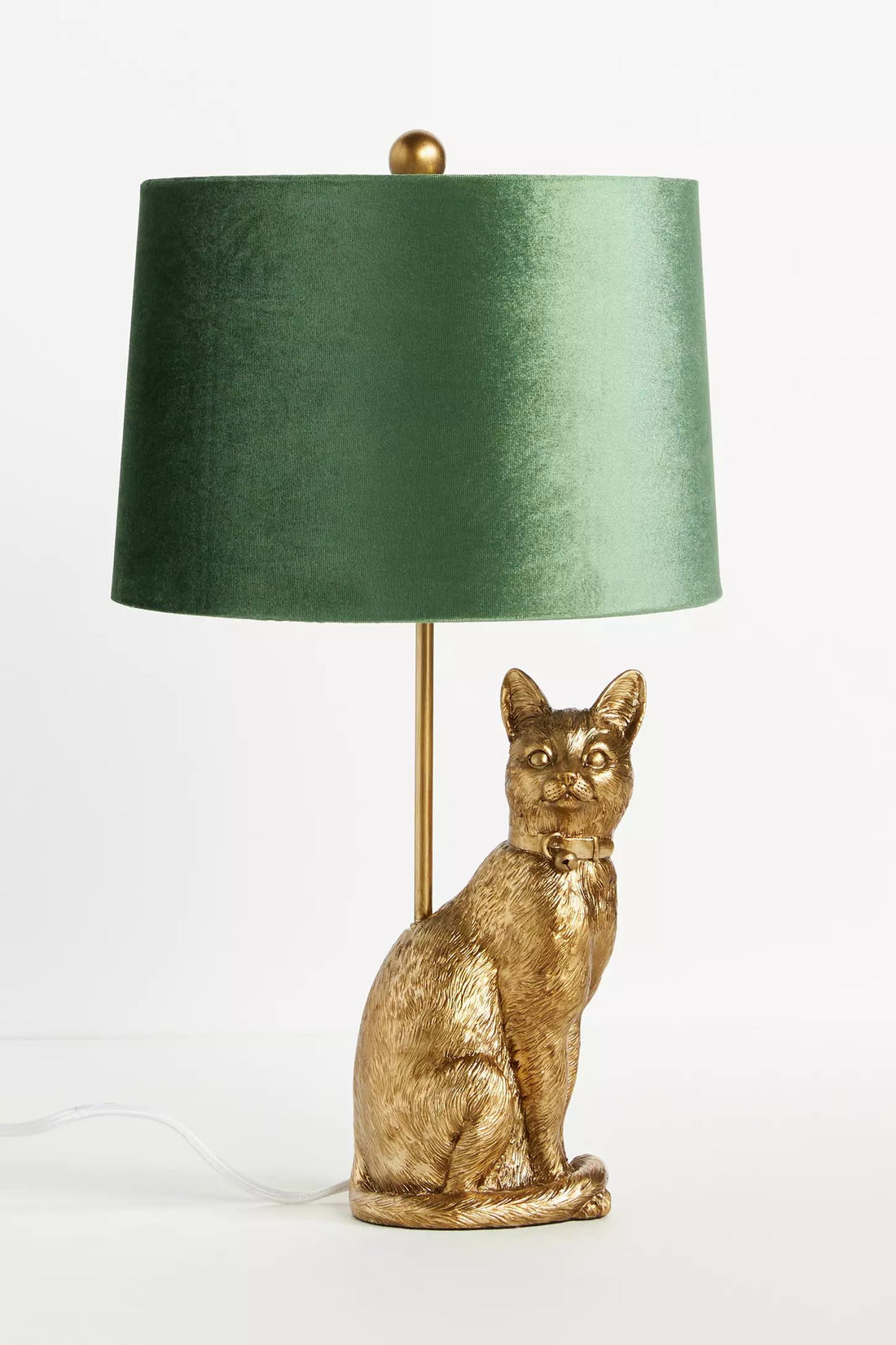 Pawdia Unique Table Lamp - Decorative Ceramic Animal Bedside Lamp