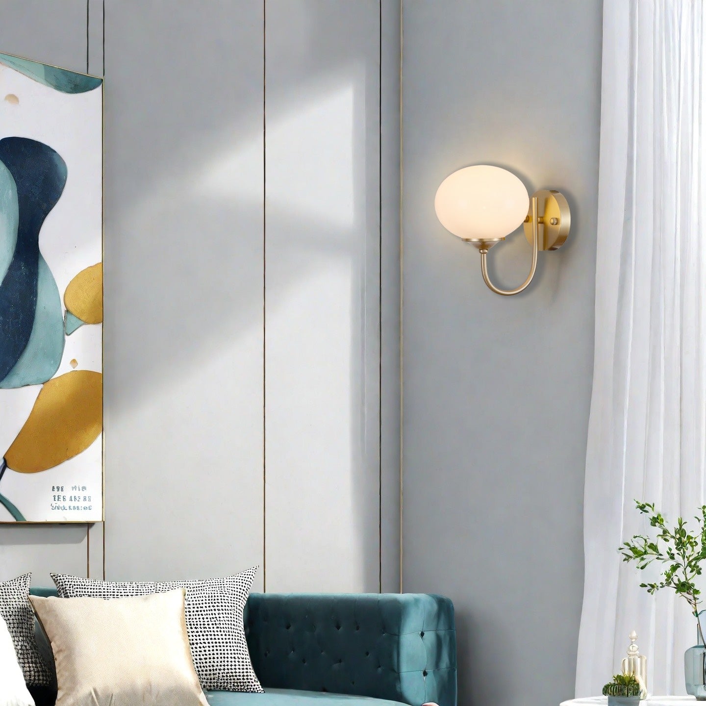 Marshmallow Bauhaus Sconce - Creative Glass Wall Lamp Bedside Lamp