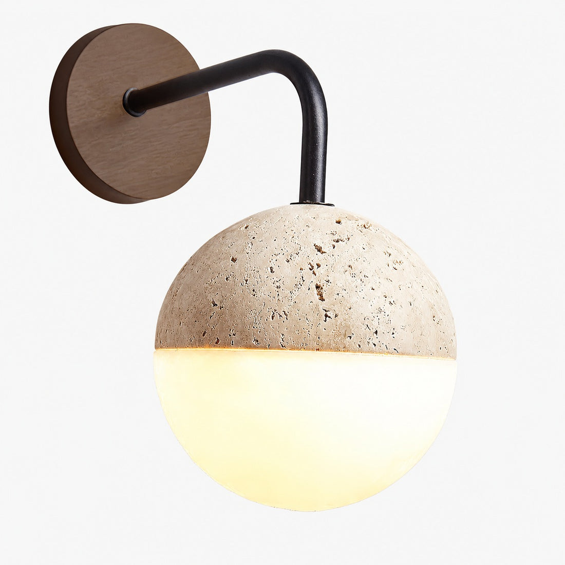Tia Travertine Wall Lamp