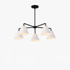 Conica Sculptural 5-Light Cone Chandelier - Modern Glass Lighting for Home