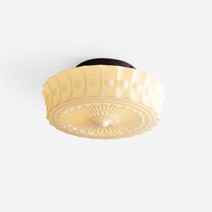 Palace Style Symmetrical Design Flush Mount Lighting