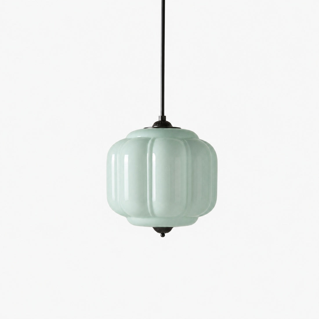 Eloise Vintage Glass Chandelier - Milk Glass Home Accent