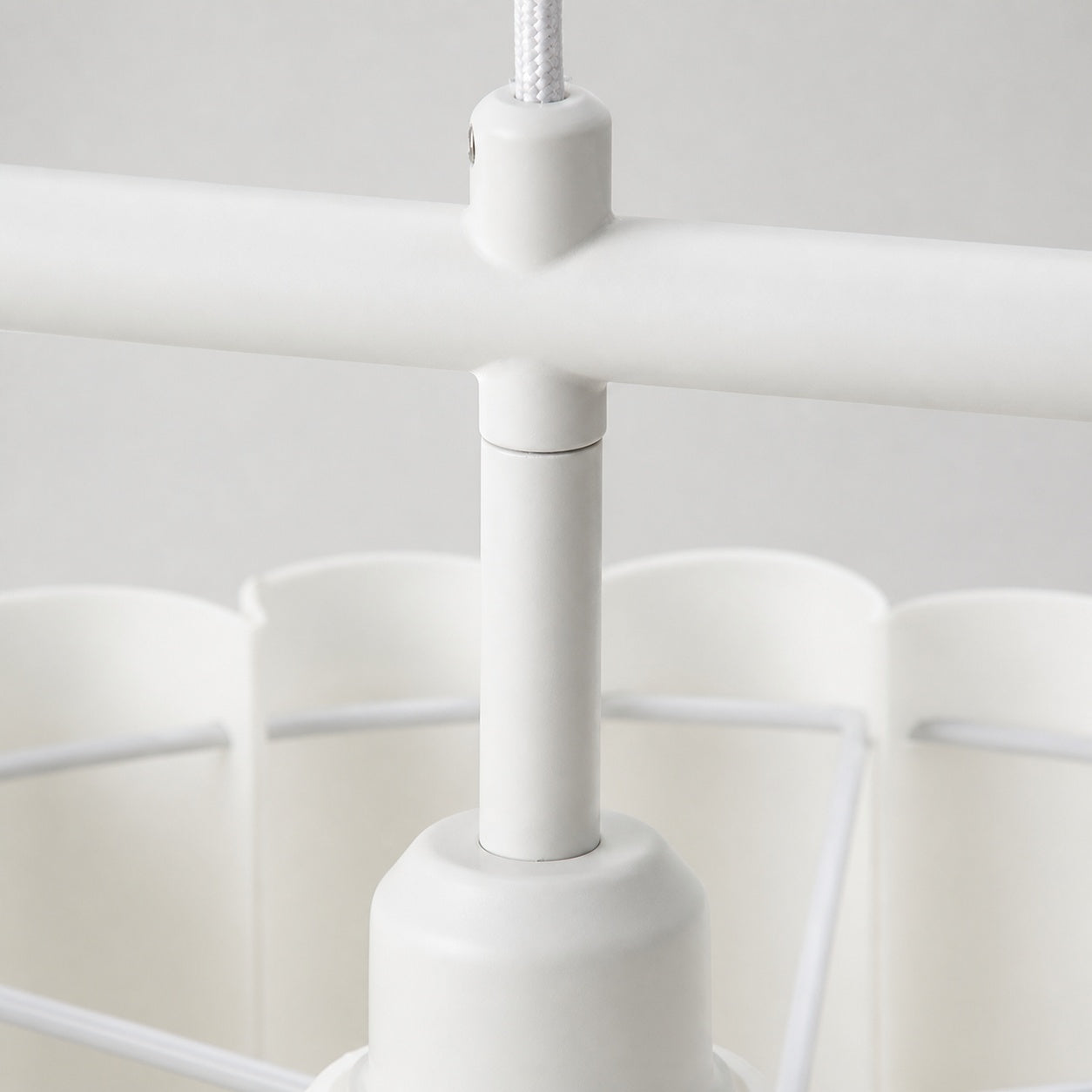Velura Linear Pendant Light - Natural Linen Shade for Warm Ambiance