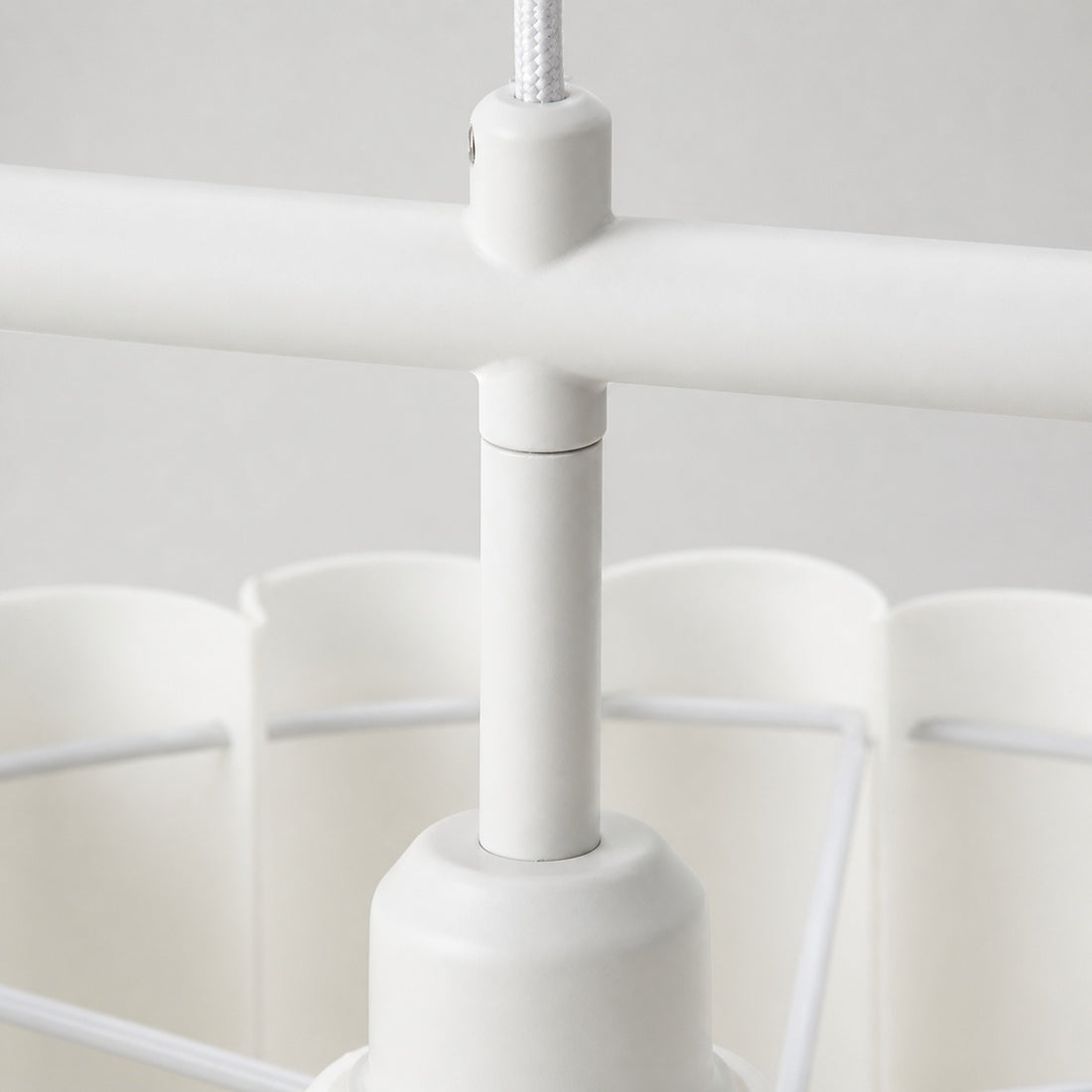 Velura Linear Pendant Light - Natural Linen Shade for Warm Ambiance