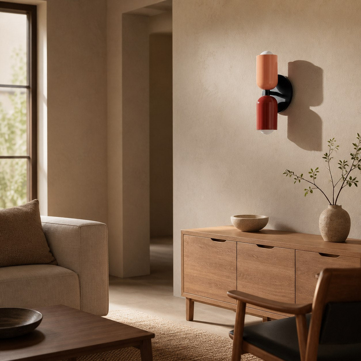 Symra Minimalist Nordic Wall Sconce - Dual‑Direction Modern Wall Light for Indoor Spaces N47
