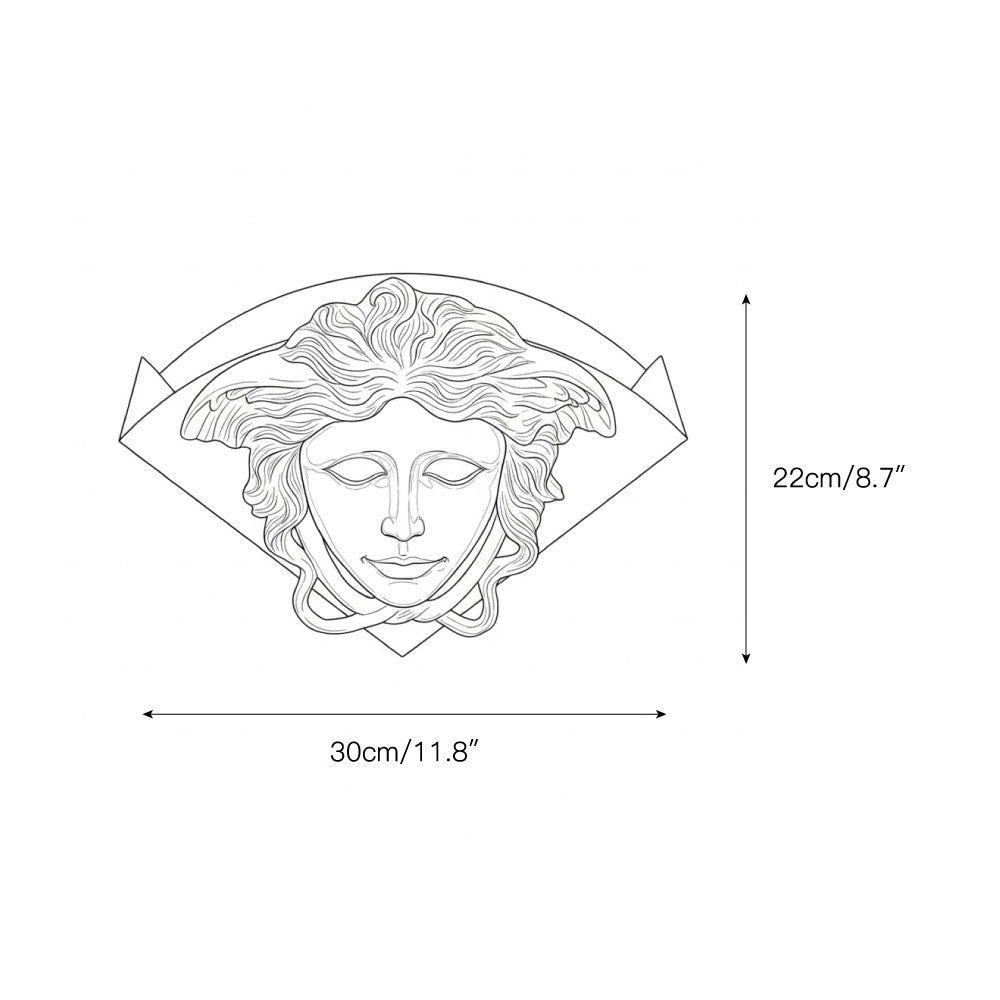 Sphinx Brass Wall Lamp