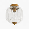 Vintage Eloise Milk Glass Flush Mount Ceiling Light - Vintage Charm Soft Glow