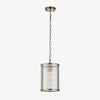 RibGlow Ribbed Glass Pendant Light - Antique Style Pendant Light for Dining Room