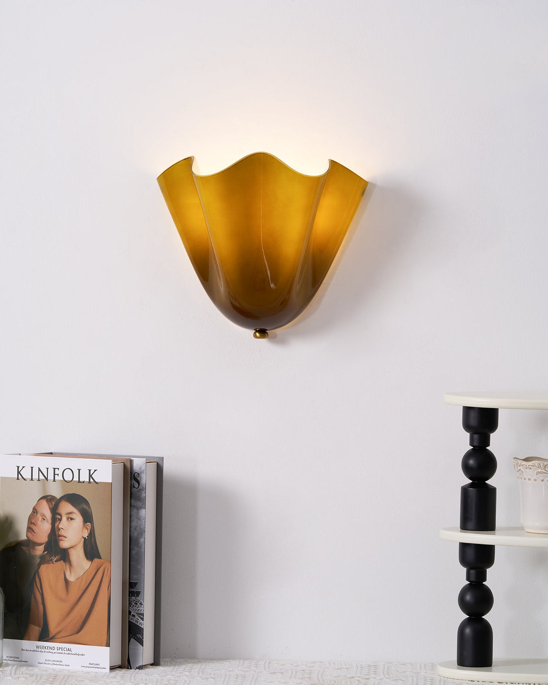 Bellina Modern Wall Light - Artisanal Glass Vera Lamp for Interior Decor