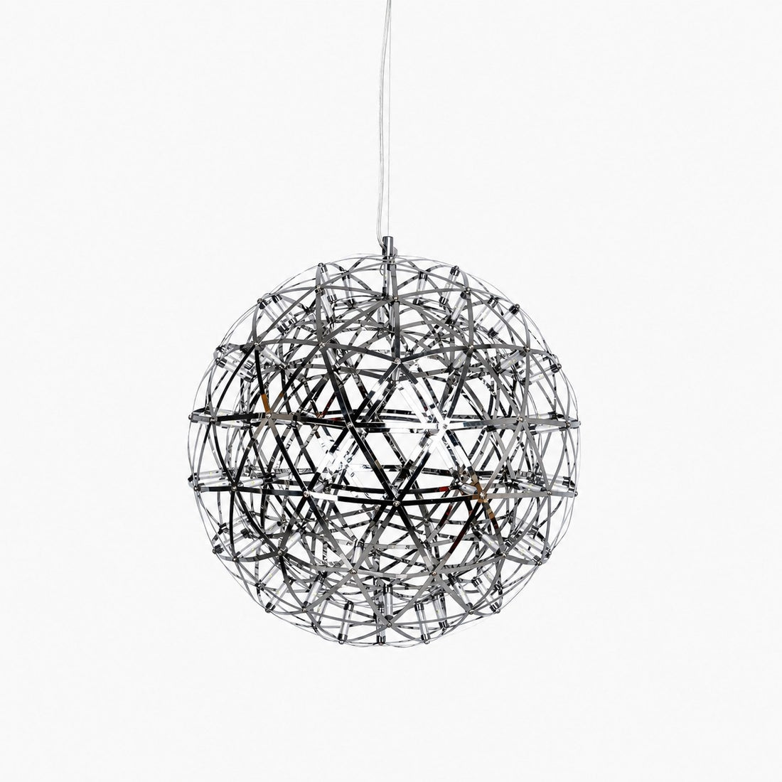 Silver Spark Ball Pendant Light