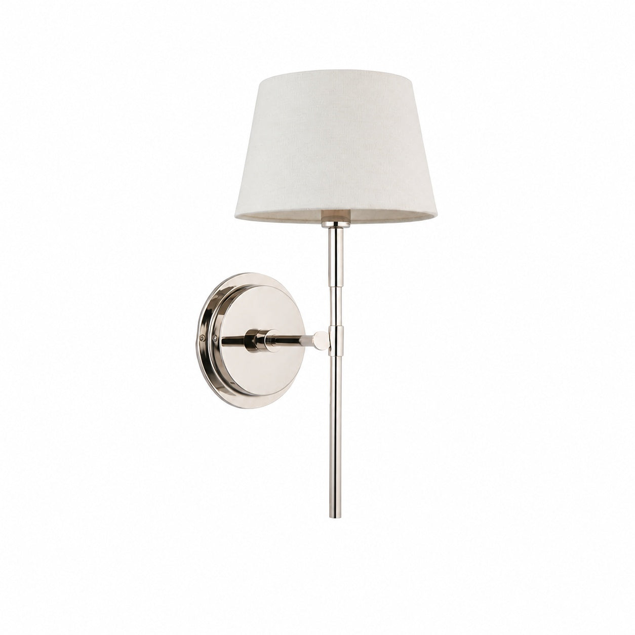 Cremaris Metal Wall Light with Fabric Shade - Timeless Sconce for Interior Lighting
