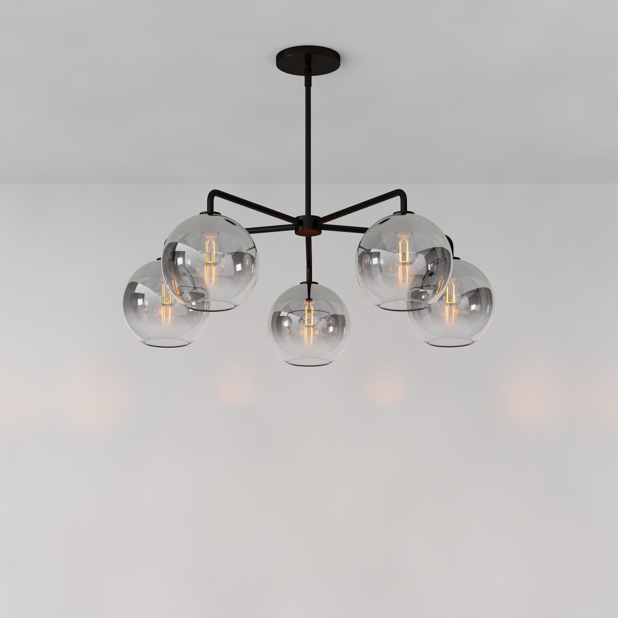 Selvion Contemporary Minimalist Chandelier – Soft Glow Porcelain Fixture for Dining & Hallway