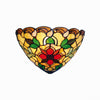TF Angelique Vintage Floral Glass Wall Sconce – Elegant Art-Glass Design for Bedrooms & Corridors