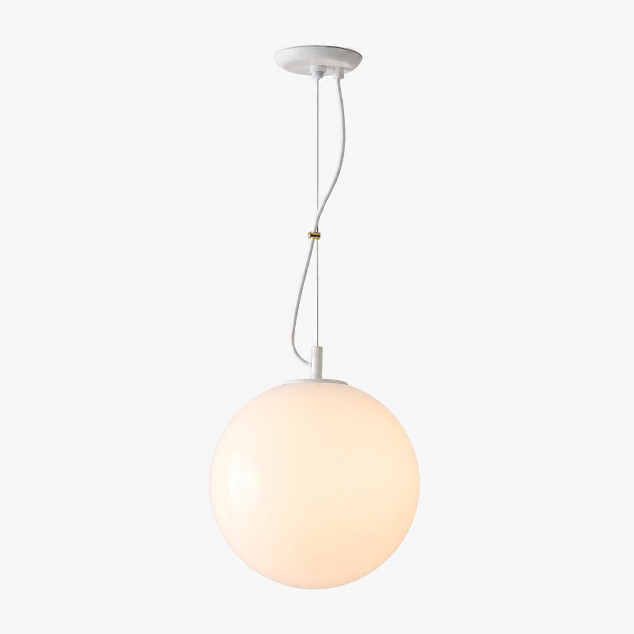 Lumivelle Minimalist Glass Pendant – Adjustable Height Dimmable Design