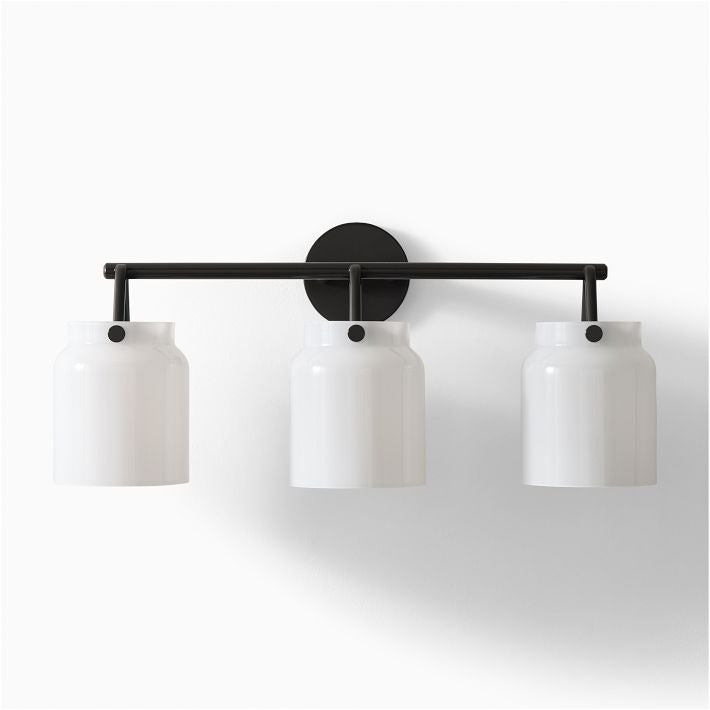 Hanton Modern 3-Light Wall Sconce - Metal Bathroom Fixture