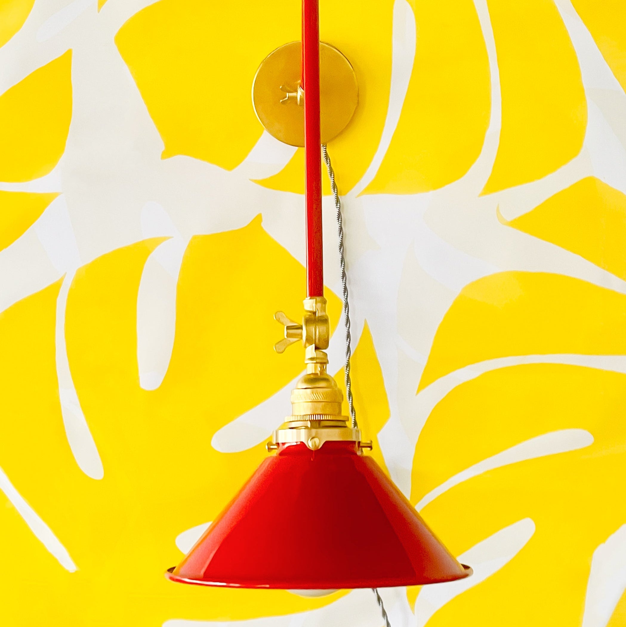 Classic Wall Mounted Cone Adjustable Sconce For Bedroom & Desk