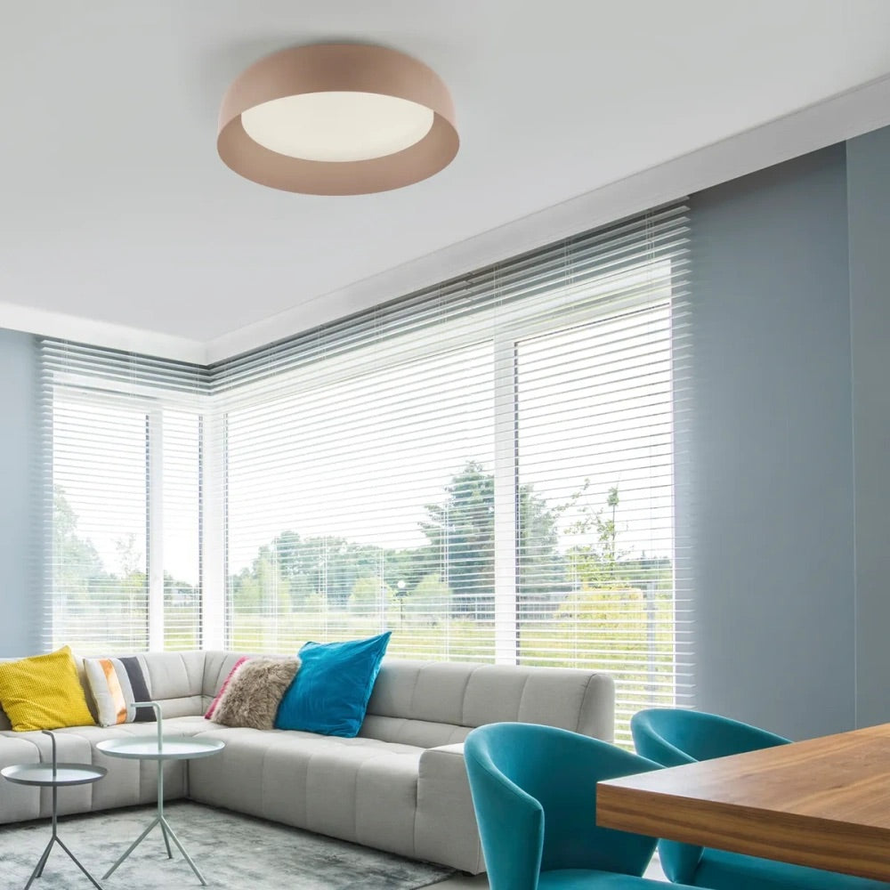 Nordic Macaron Metal Ceiling Light - Minimalist LED Dimmable