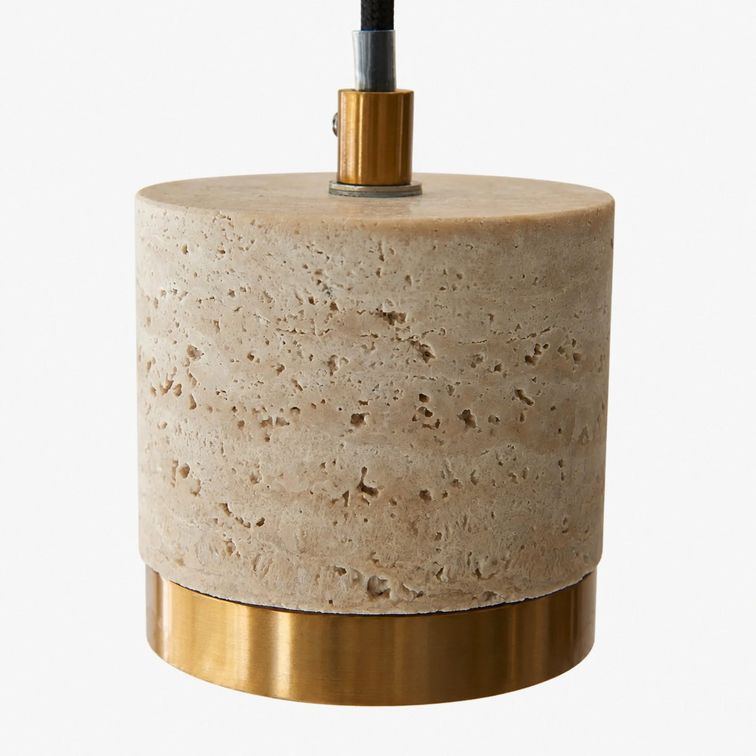 Korlisse Natural Stone and Glass Pendant Light – Stylish Lamp for Lounge or Living Room