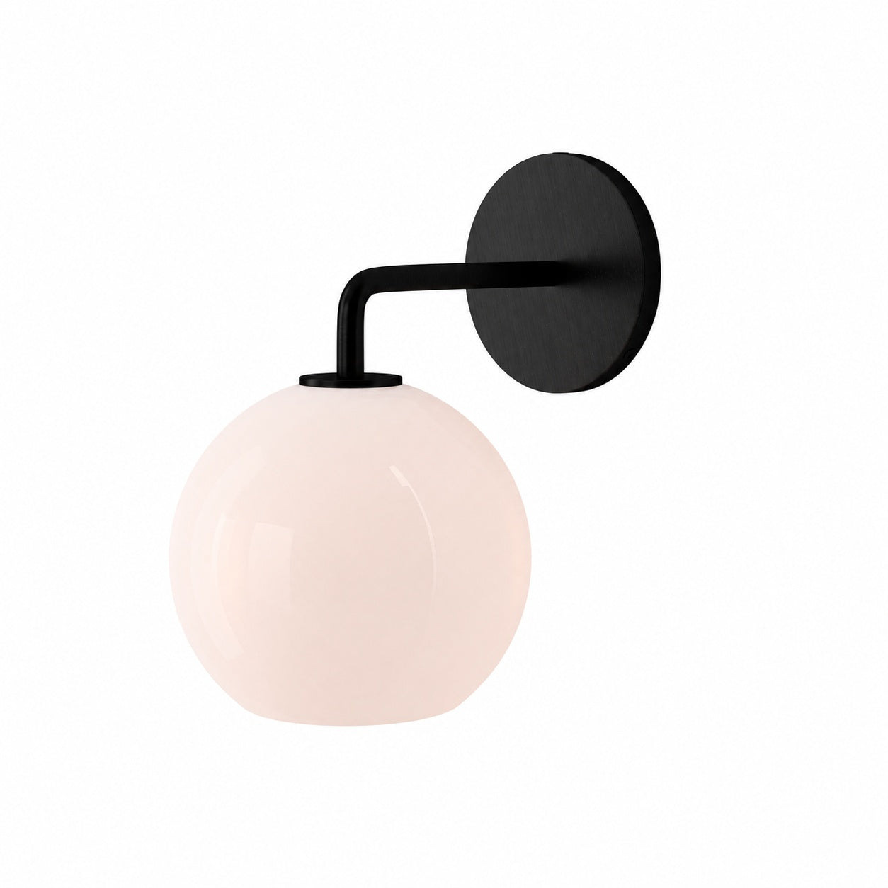 Selvion Artistic Globe Sconce Light - Handcrafted Glass Sculptural Wall Fixture