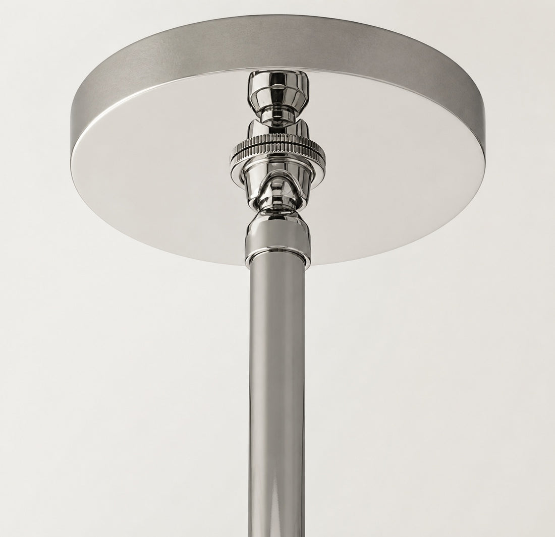 Hand Carved Alabaster Cylinder Pendant Light