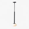 Rolvona Globe Pendant Light - Modern Oval Shade Hanging Lamp