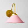 Curved Arm Wall Sconce - Accent Lighting For Bedroom & Hallway