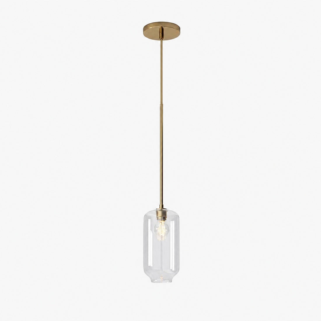 Lumivelle Pebble Pendant Light - Adjustable Glass Shade - Modern Lighting