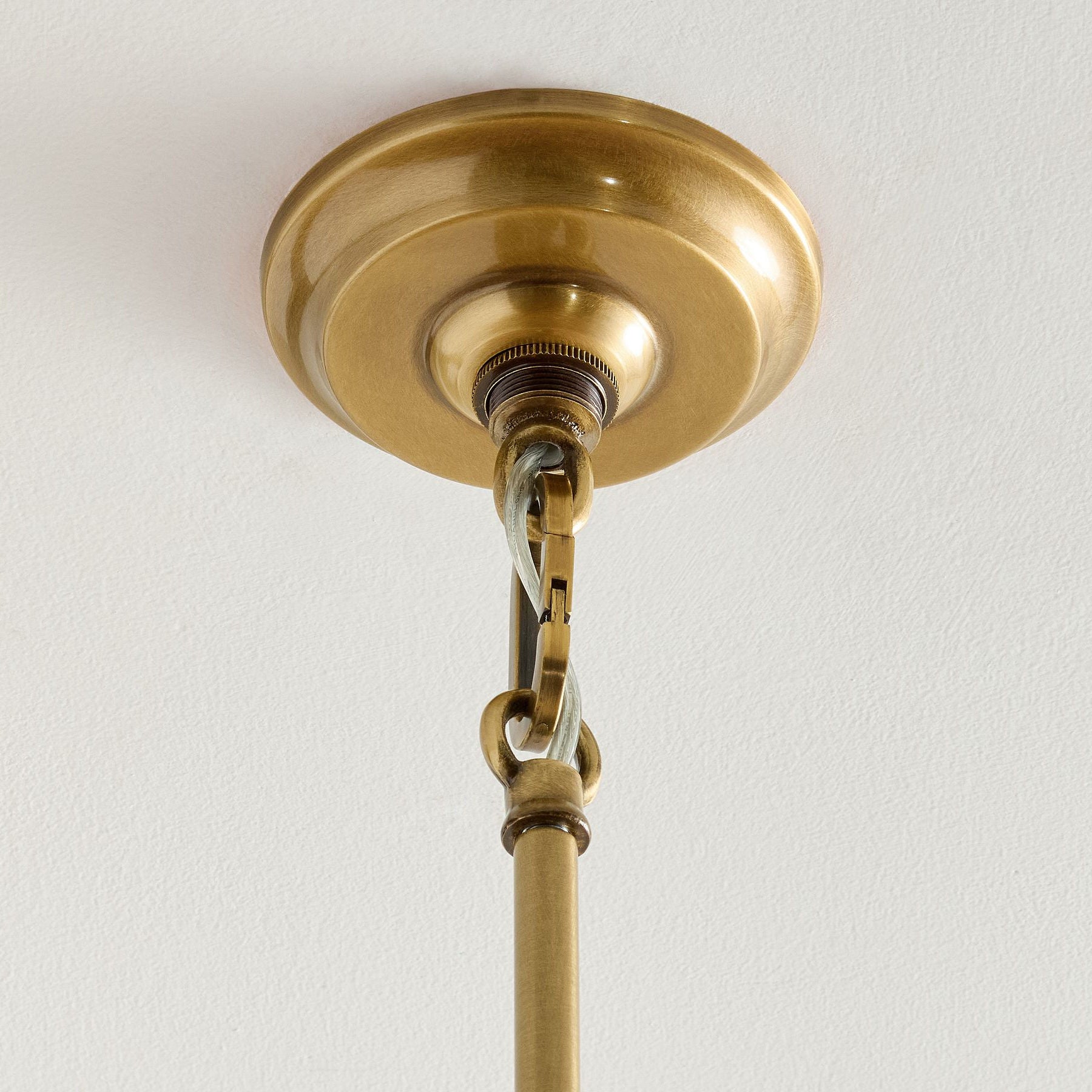 Sterling Minimalist Glass Pendant Collection - Vintage Brass Lighting Design