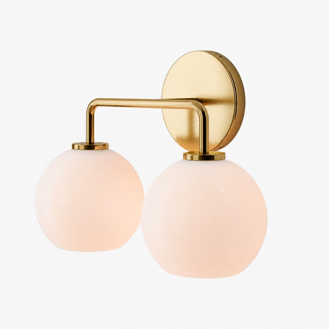 Selvion Artistic Globe Sconce Light - Handcrafted Glass Sculptural Wall Fixture