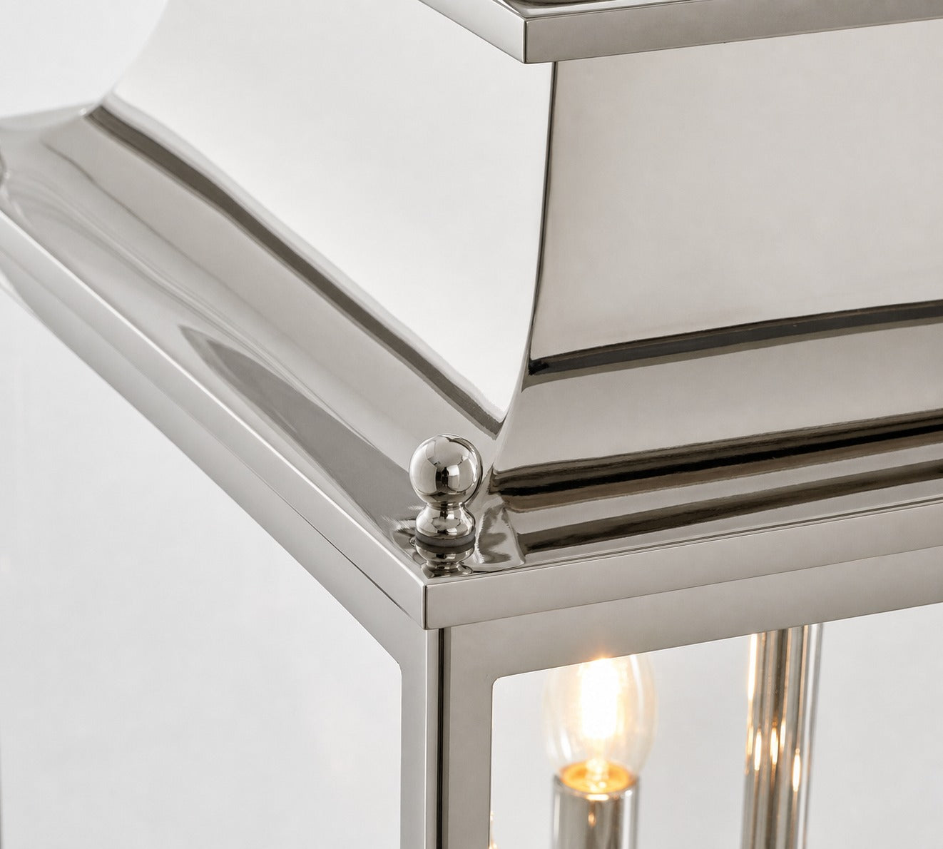 Yolvira Modern Outdoor Lantern Pendant - Metal Hanging Light for Exteriors