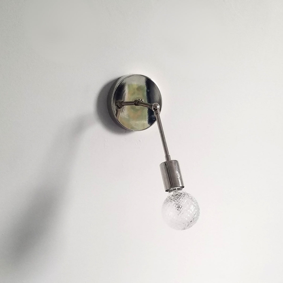 Bathroom & Bedroom Swivel Wall Light - Brass, Chrome, Matte Black Finish