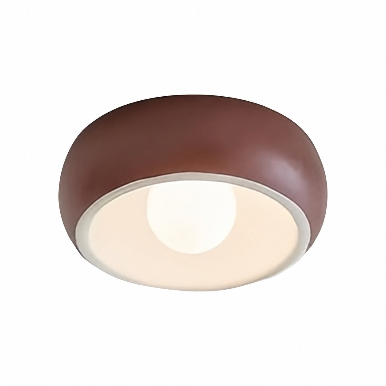 Aurelox Round Flush Mount Ceiling Light Clean Geometric Fixture - Contemporary Indoor Lighting
