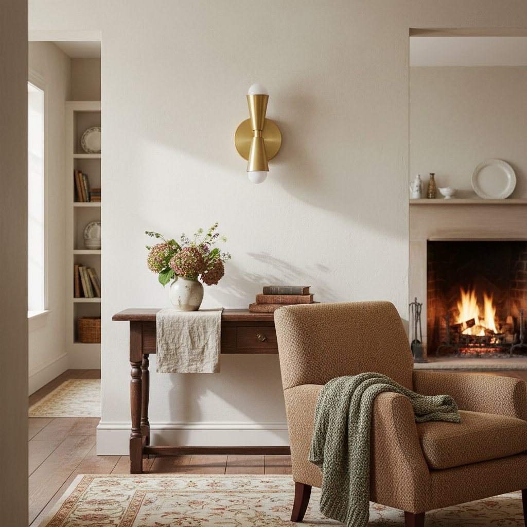 Pyralis Cone Modern Tapered Wall Light – Minimalist Design for Bathroom or Bedroom