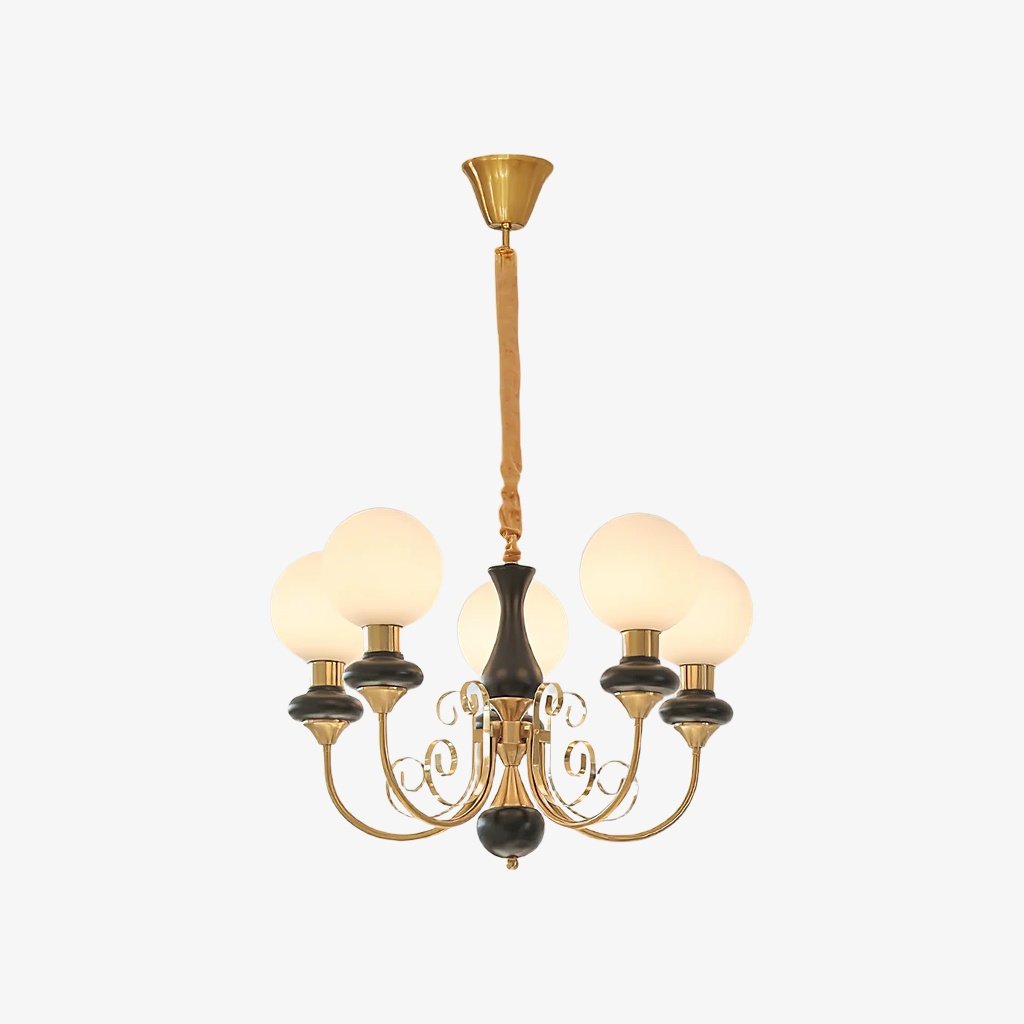 Radiara Chandelier - Layered Stone Disc Design Modern Luxury Style for Dining Room and Living Area