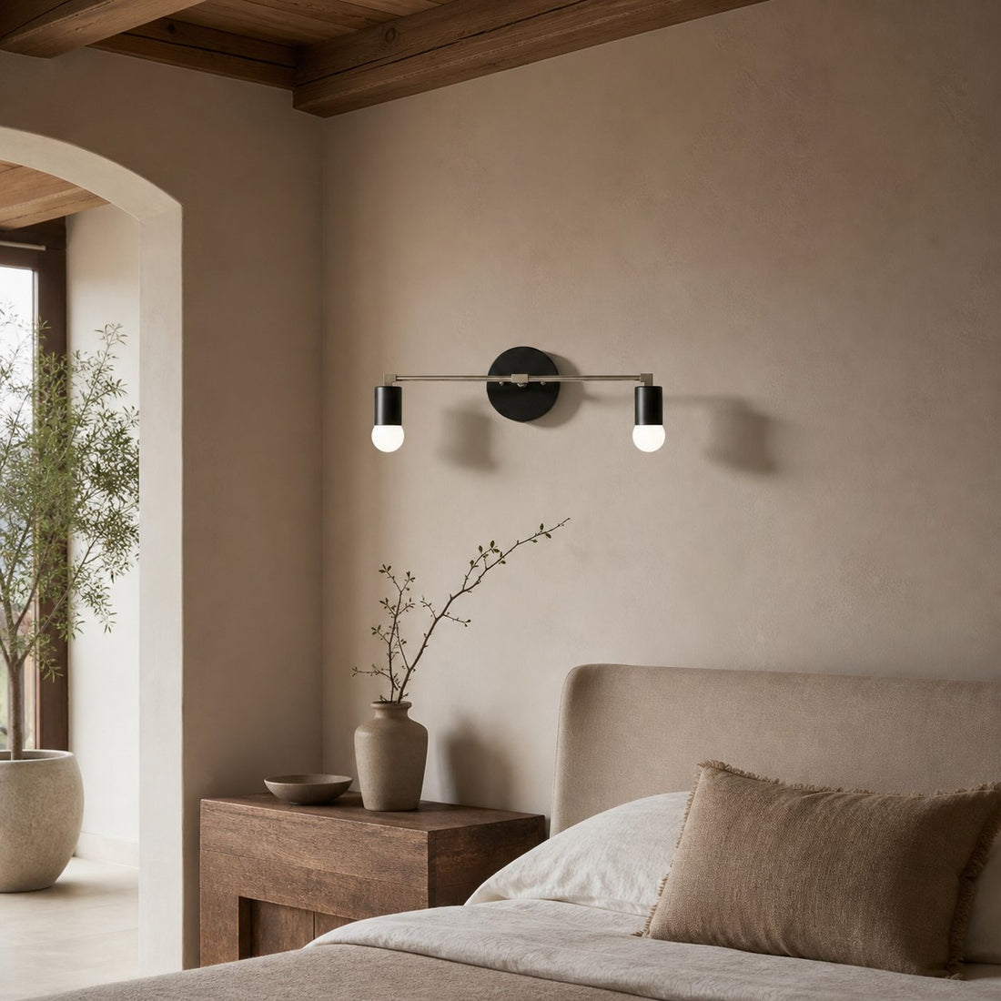 Mobilux Line industrial Bathroom Vanity Light - Minimalist Wall Sconce - Elegant Fixture